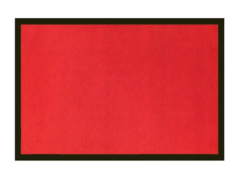 Tapis Anti Poussière En Polyamide Coloris Rouge Largeur 60 X Longueur