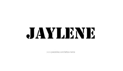 Jaylene Name Tattoo Designs