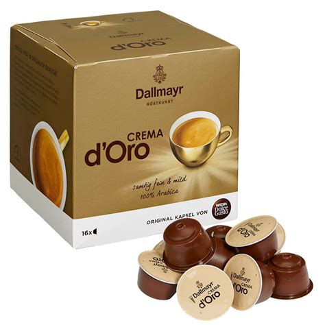 Dallmayr Crema D Oro Kaffeekapseln Arabicabohnen Kr Ftig Portionen