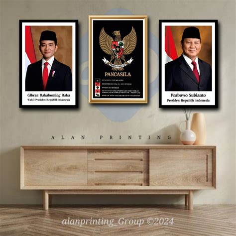 Jual Foto Bingkai Presiden Wakil Presiden R Shopee Indonesia