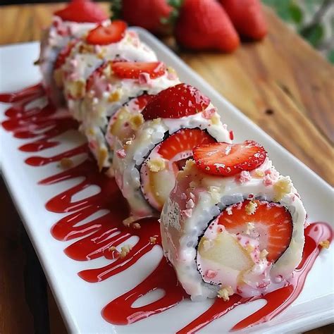 Strawberry Shortcake Sushi Recipes Own