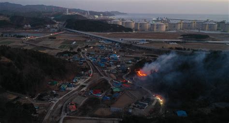 삼척 Lng 생산기지 일대까지 번진 산불 네이트 뉴스