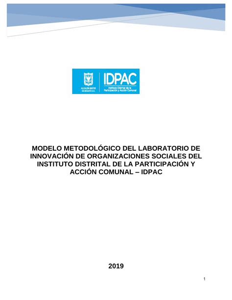 Pdf Modelo Metodol Gico Del Laboratorio De Innovaci N De Model