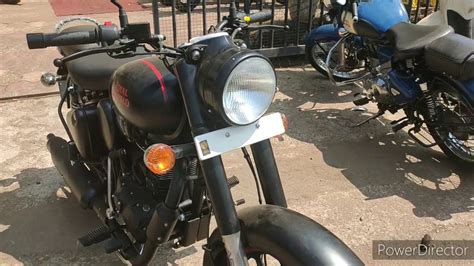 Royal Enfield Classic 350 Stealth Black Bs6 Review Youtube