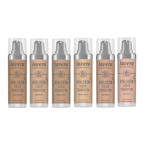 Natuurlijke Liquid Foundation Hyaluron Lavera Biologisch