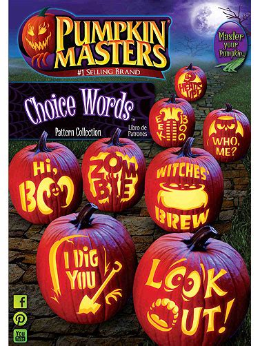 Pumpkin Masters Choice Words Pattern Book Darkside Displays