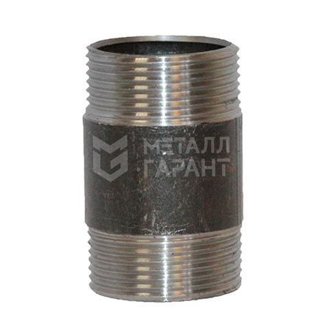 Резьба стальная удлиненная Ду50 L=100мм из труб по ГОСТ 3262-75, DN 50 ...