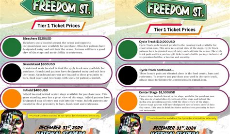 Ticket Prices Announced For Vybz Kartels ‘freedom Street Concert