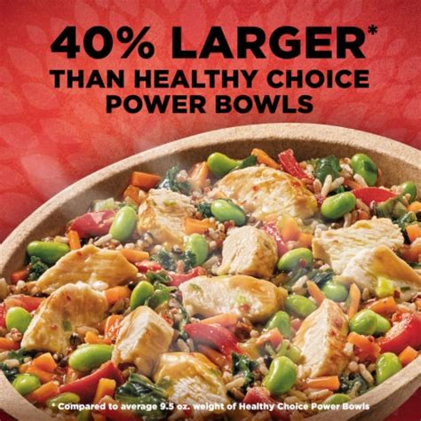 Healthy Choice Max Protein Bowl Honey Sriracha Chicken Frozen Meal 13 750 Oz Kroger