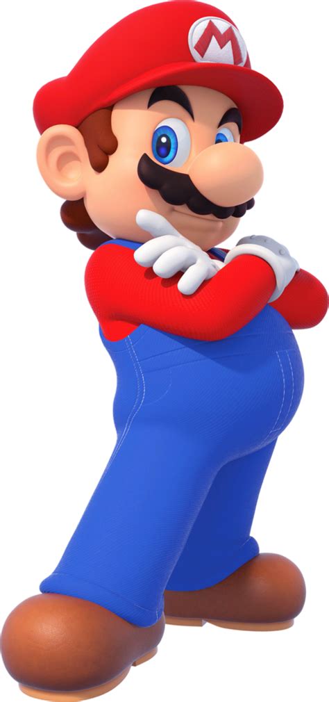 File Mario Arms Folded Artwork Png Super Mario Wiki The Mario