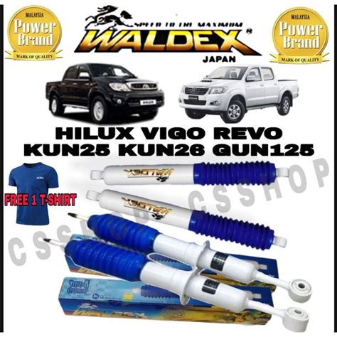 EL Toyota Hilux Vigo KUN25 KUN26 REVO GUN125 WALDEX Heavy Duty Absorber