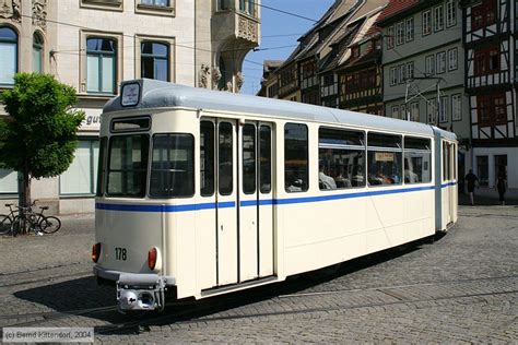 Deutschland Stra Enbahn Erfurt Triebwagen