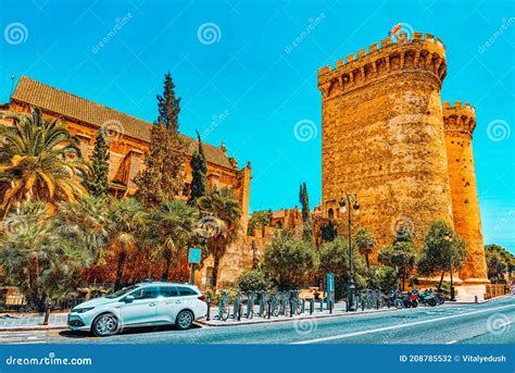 Towers Of Quart Torres De Quart Is One Of The Twelve Gates Of Stock