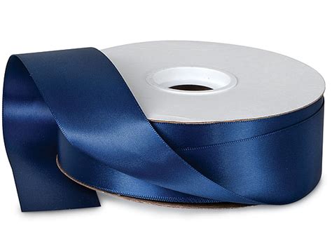 Choose Width Length Navy Double Face Satin Ribbon Jewelry Beauty