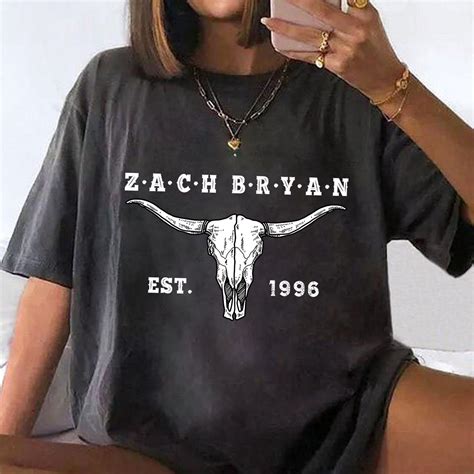 Retro Zach Bryan Est 1996 T Shirt Zach Bryan Country Music American