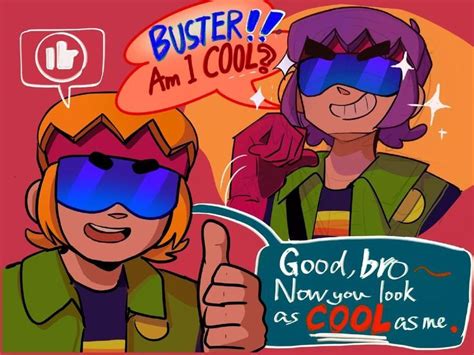 Fang & Buster Art Brawl Stars | Фэнг & Бастер Арт Бравл Старс | Милые ...