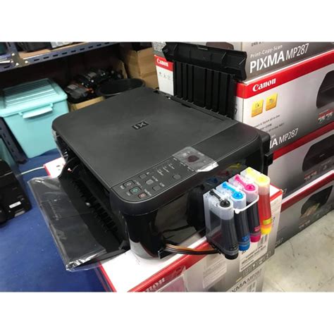 Canon Pixma Mp287 Tank มือ2 Printcopyscan มีรับประกัน Shopee Thailand