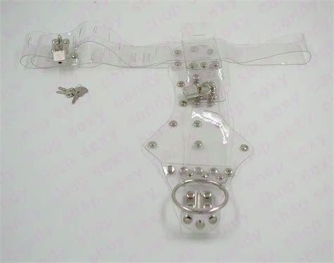 Transparent Female Chastity Belt Device For Party with Lock,Fetish ...