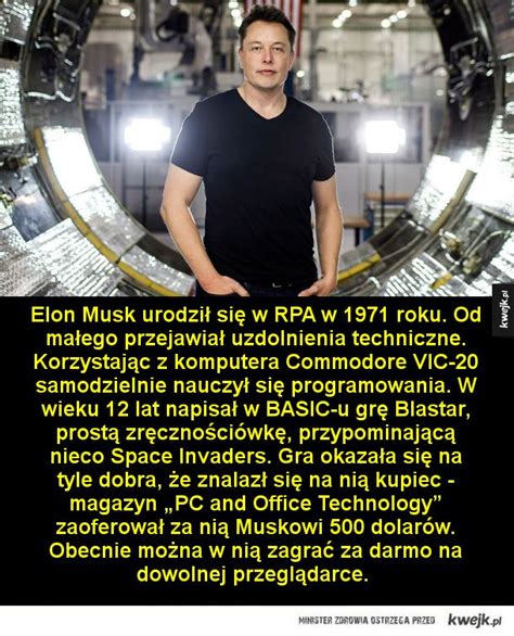 Kim jest Elon Musk twórca PayPala Tesli i SpaceX który wystrzelił