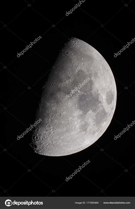 First moon quarter Stock Photo by ©Procy 171505464