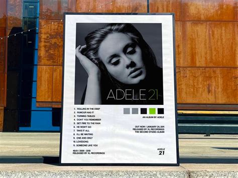 Adele "21" Album Cover Poster #2 - lylyprint.com