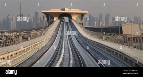 A view of Metro Station in Doha, Qatar Stock Photo - Alamy