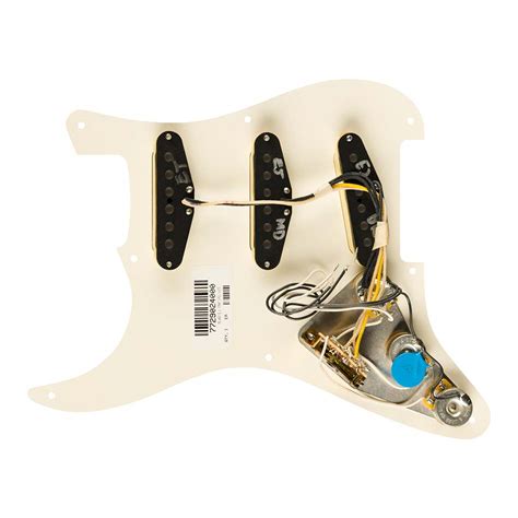 Fender Pre Wired Strat Pickguard Eric Johnson Signature Parchment