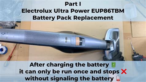 Battery Replacement Electrolux Ultrapower Eup Tbm V Lithium