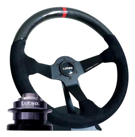 Volante Esportivo Lotse Wrc Carbon Camur A Saque Rapido Vw