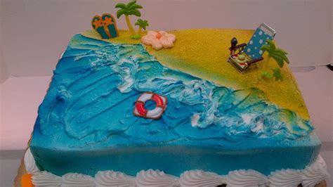 Summer Theme Sheet Cake Jb Bakery