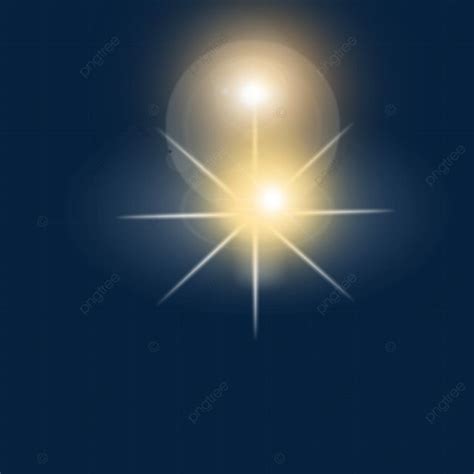 Yellow Star Sun Glare Sunshine Sunlight Lens Flare Bokeh Background