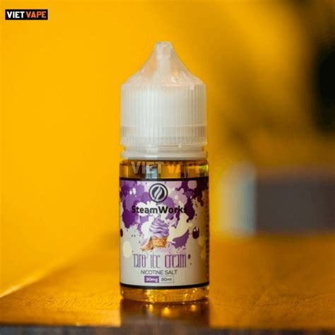 Steamworks Taro Ice Cream Salt Nic Ml Tinh D U Pod M