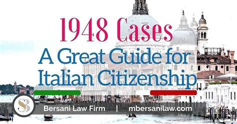 Italian Citizenship By Descent Updated