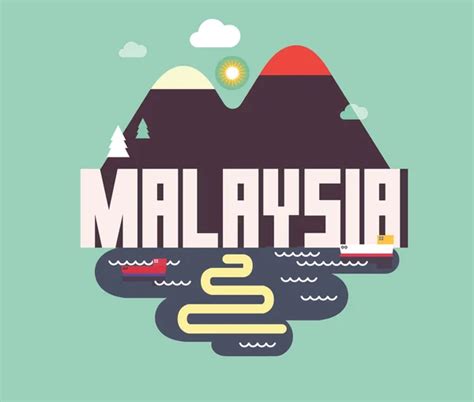 Malaysia Country Map Vector Images Depositphotos