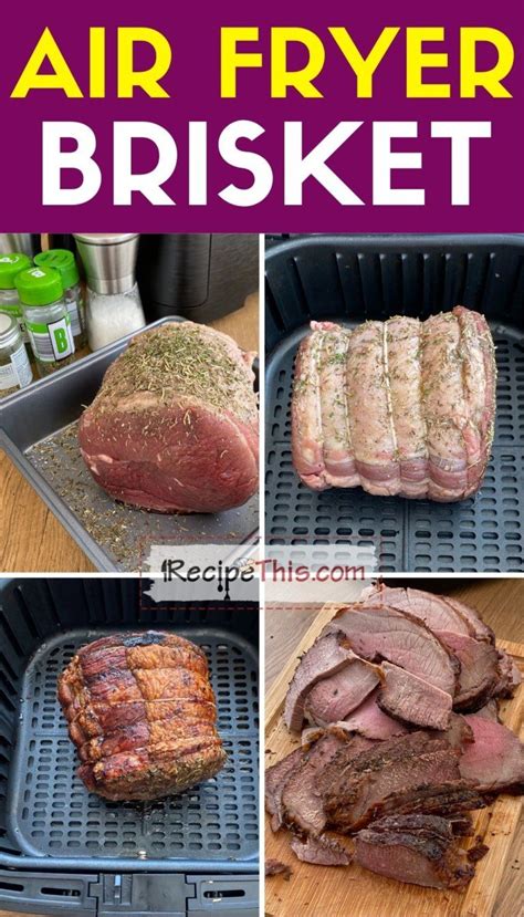 Recipe This Air Fryer Brisket Recipe Air Fryer Dinner Recipes Air Fryer Recipes Easy Brisket