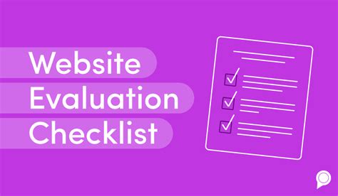 Evaluate Your Website With This Checklist