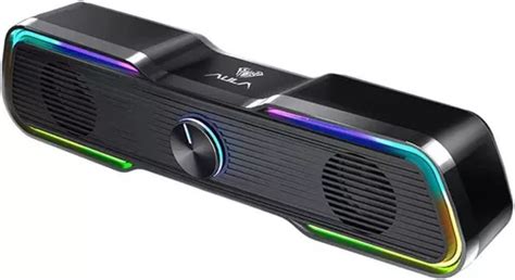 Altavoz Gamer Rgb Pc Led Sound Box Con Barra De Sonido Y Subwoofer