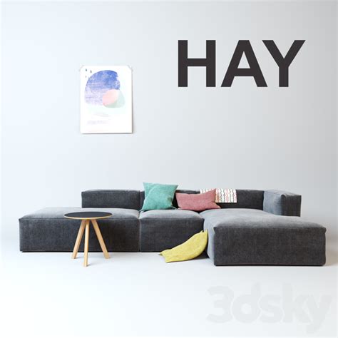 3d models: Sofa - HAY Mags Soft Sofa