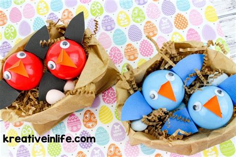 Baby Bird Nest Craft | Bird nest craft, Bird nest painting, Bird crafts