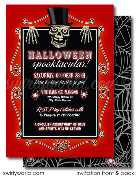 Adult Halloween Costume Party Invitations