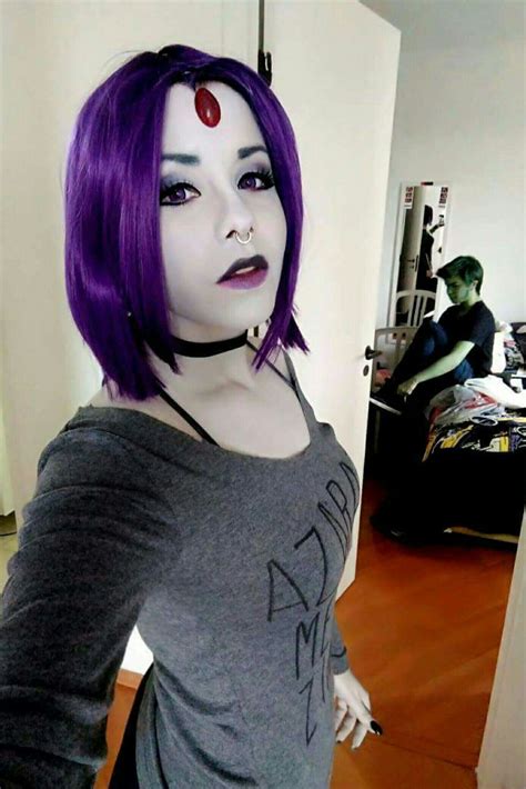 Cosplay Ravena E Mutano Teen Titans Cosplay Dc Cosplay Teen Titans Go Cute Cosplay Amazing