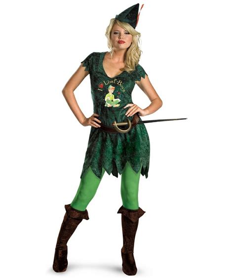 Adult Sassy Peter Pan Disney Costume - Women Costumes