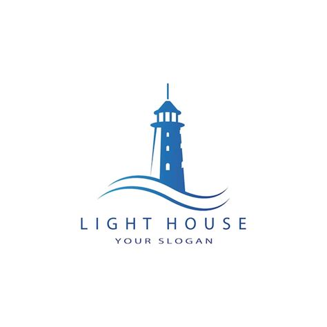 Premium Vector Lighthouse Logo Icon Vector Template