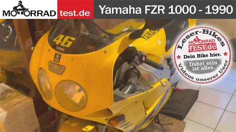 Yamaha Fzr Leserbike Video Von J Rgen Youtube