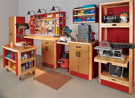 Shop Upgrade Woodworking Project Woodsmith Plans Garage Storage