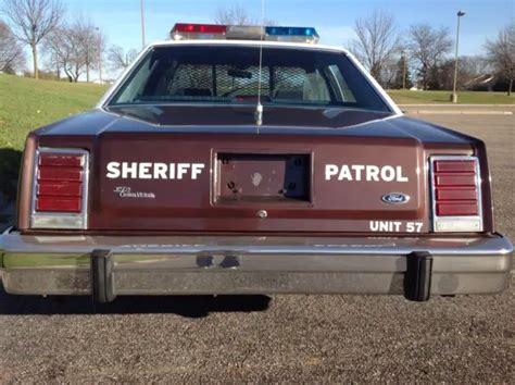 1986 Ford Ltd Crown Victoria Ex Police Car For Sale