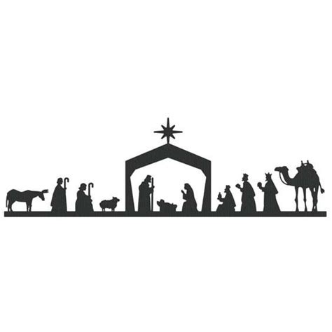 Printable Nativity Border