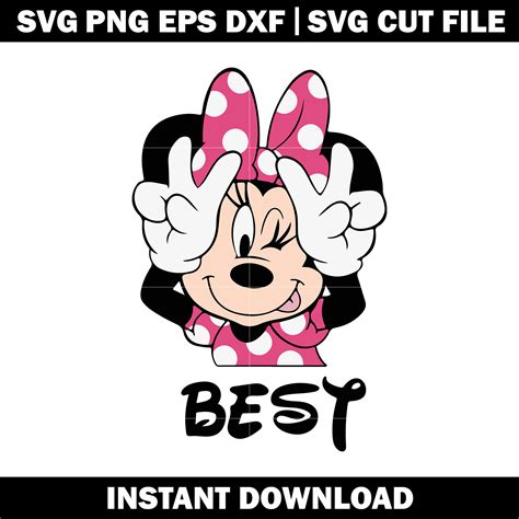 Minnie Mouse Best Day Ever Svg Minnie Svg Bluey Svg Disne Inspire