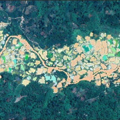 Area affected by illegal gold mining (galamsey) in Ghana. Photo... | Download Scientific Diagram