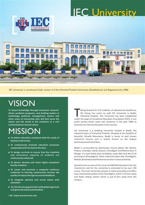 Iec University Top Leading University In Baddi Himachal Pradesh